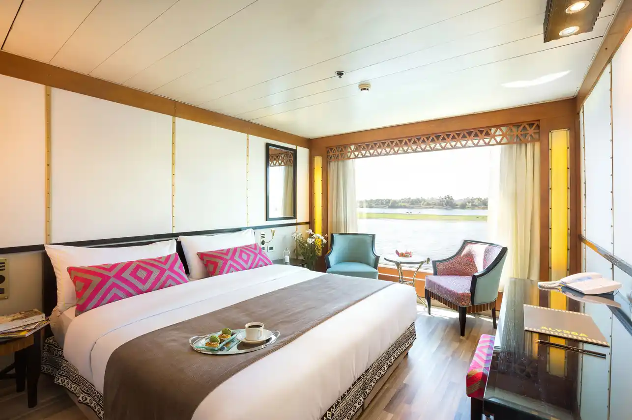 Cabin aboard the MY Alyssa Nile Cruise Nile cruise